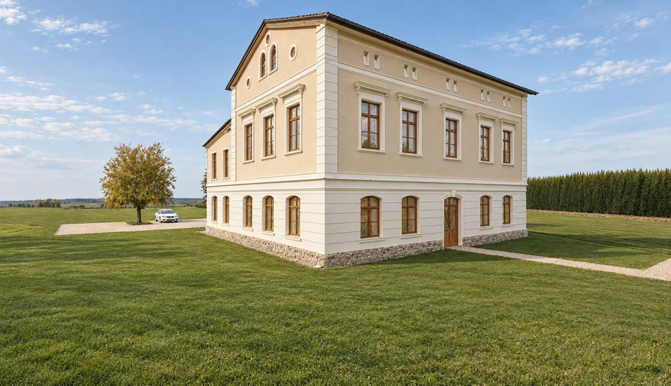 Startovací bydlení Na Škole — vizualizace, pohled 1